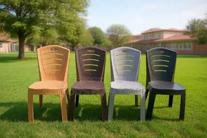Dowel-Legs Outdoor Indoor Plastic Chairs Plastic Chairs