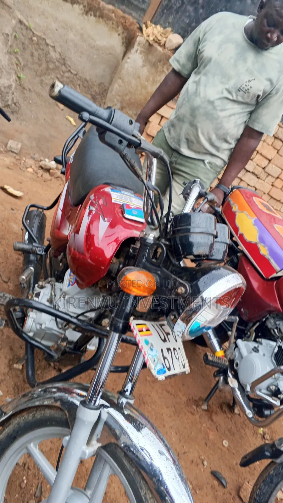 Bajaj Boxer 100 2016 Red
