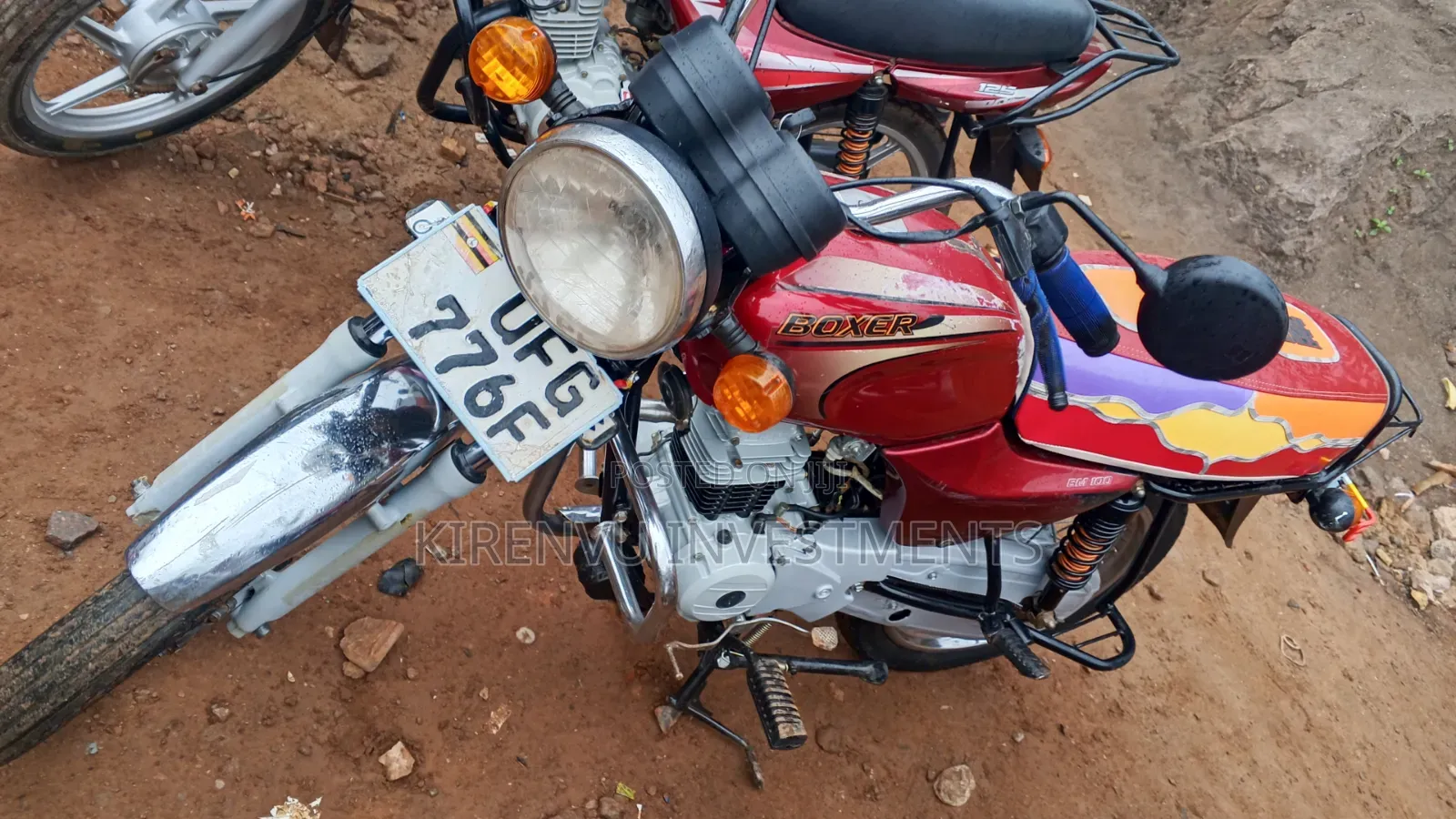 Bajaj Boxer 100 2018 Red