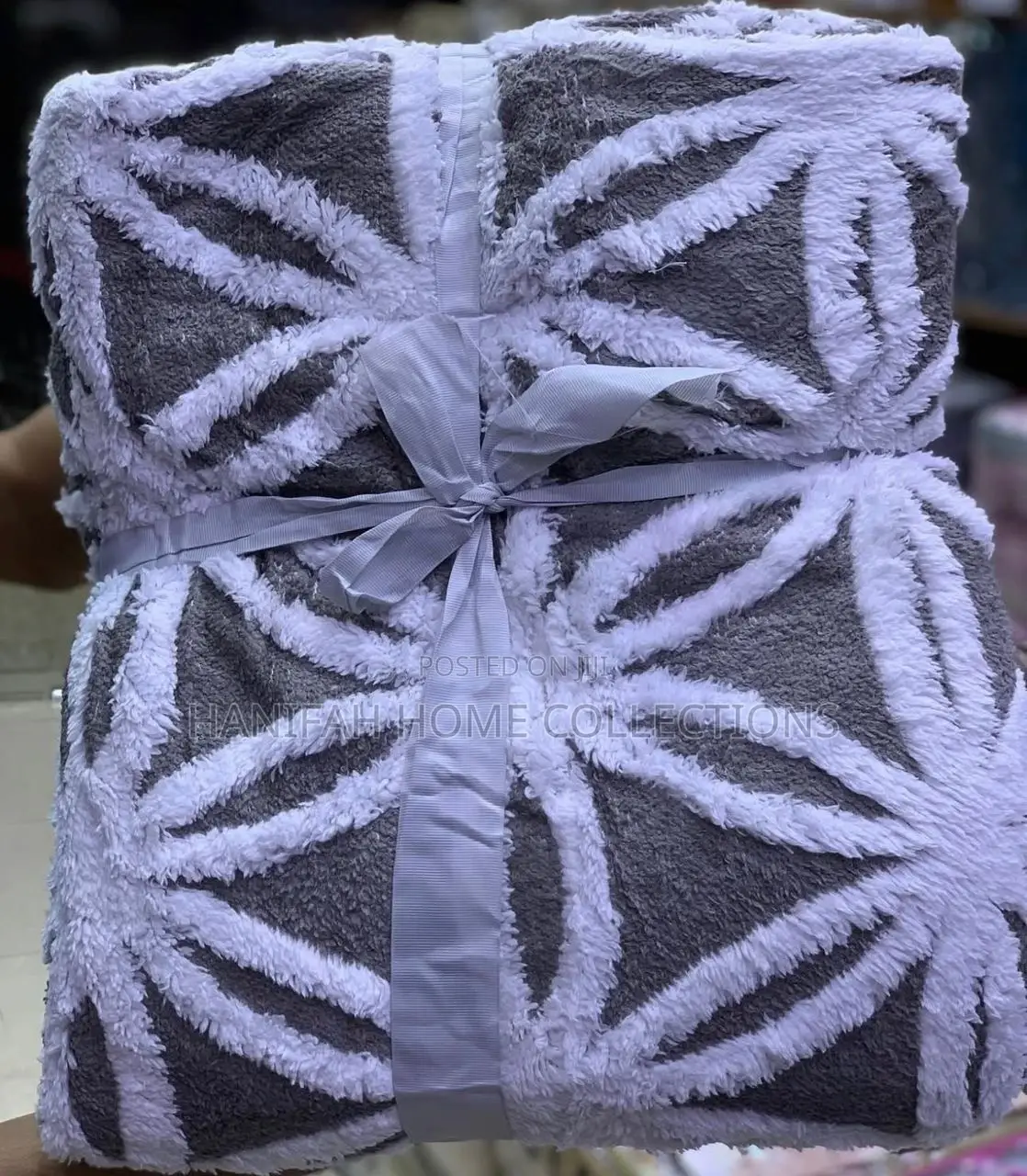 Grey Luxury Fleece Blanket