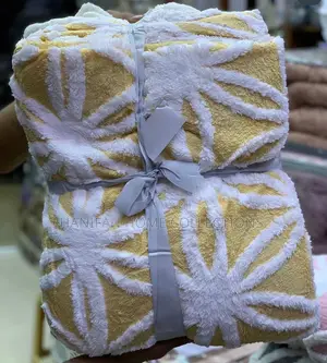 Sunshine Yellow Fleece Blanket