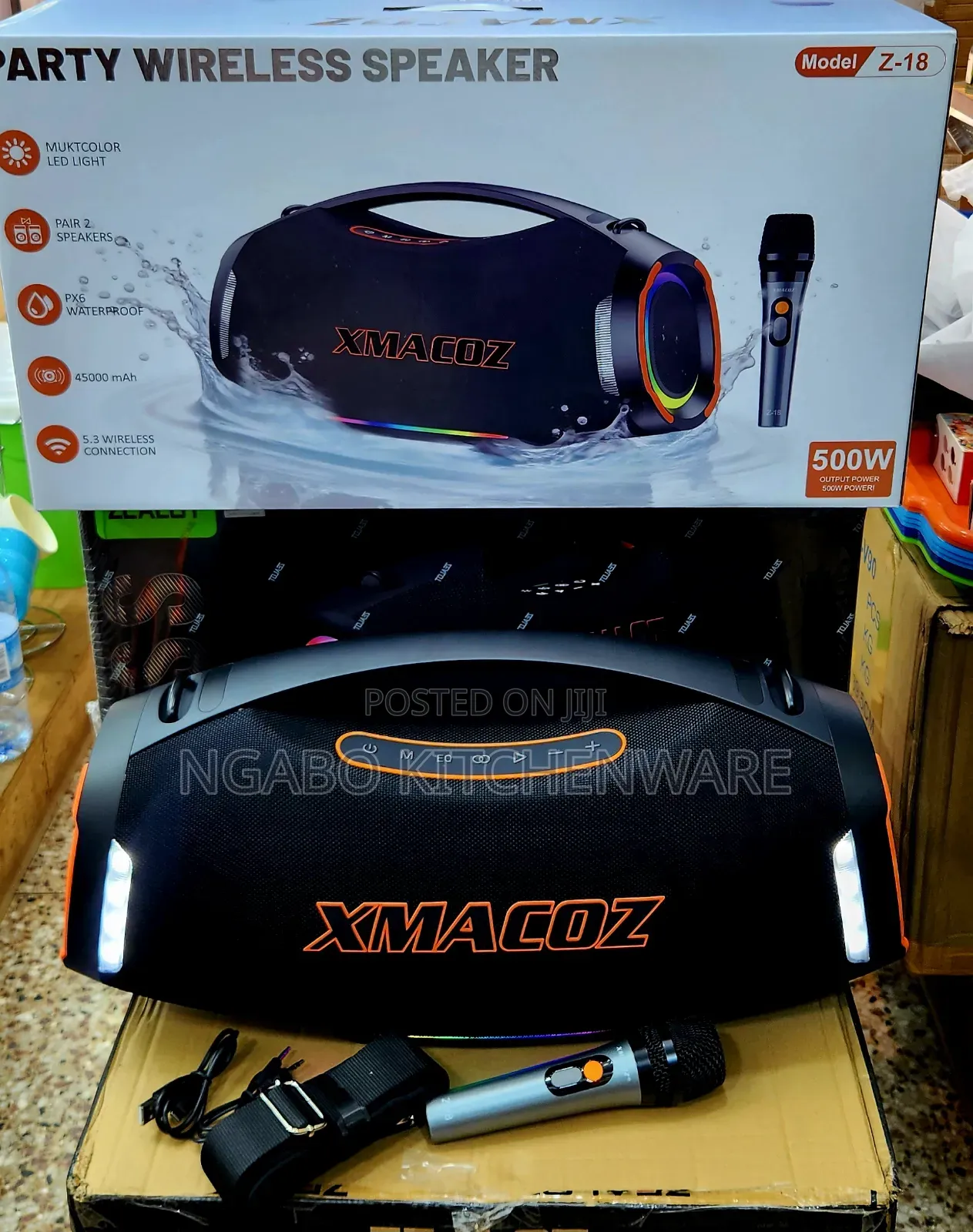 Xmacoz Model Z-18 Party Wireless Speaker .