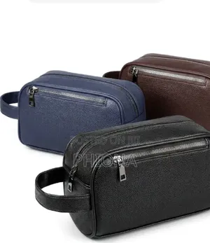 Logo Men's Pu Business Clutch