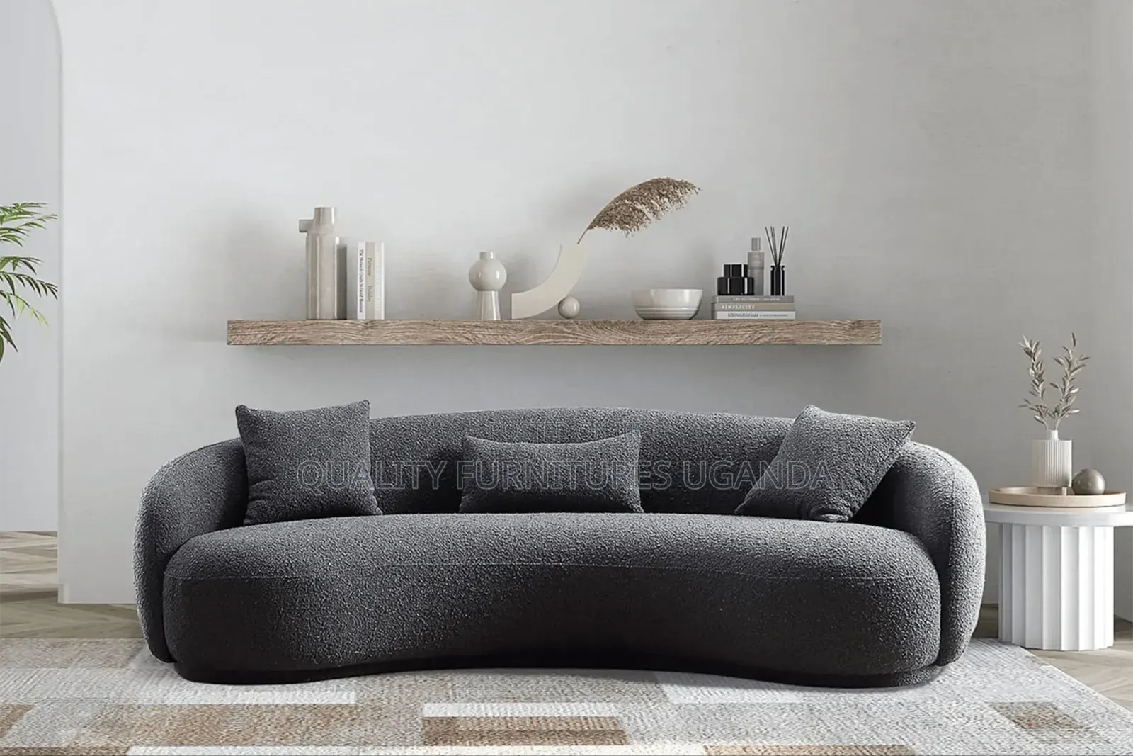 3 Seater Curved Luxury Sofa