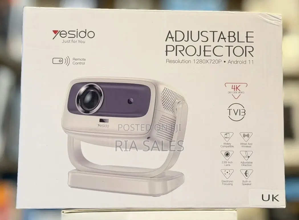 Yesido Tv13 Adjustable Smart Projector