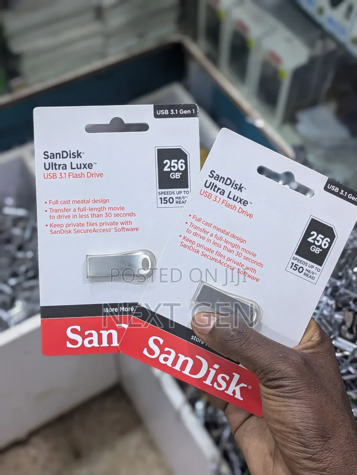 Sandisk Ultra Luxe 256gb Usb 3.1 Flash Drive – High-Speed Metal Usb