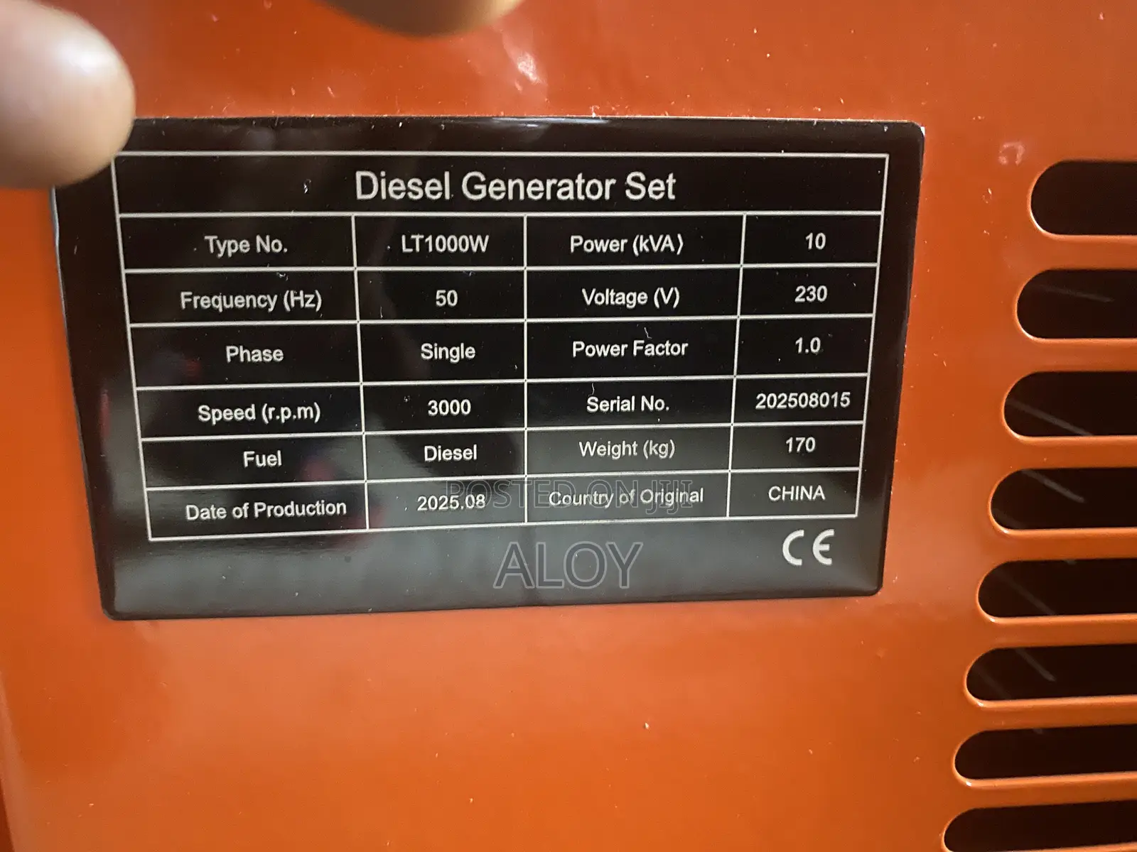 10 Kva Diesel Generator
