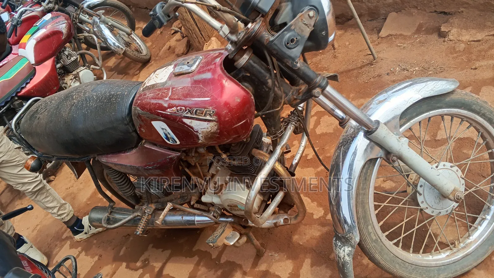 Bajaj Boxer 100 2015 Red