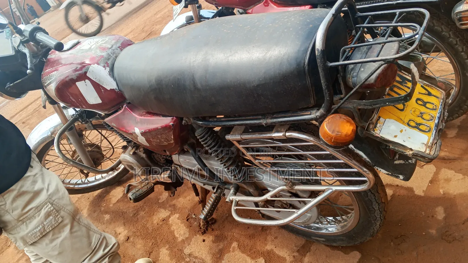Bajaj Boxer 100 2015 Red