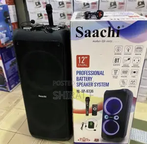 12 “ Saachi Speaker With Dual Microphones