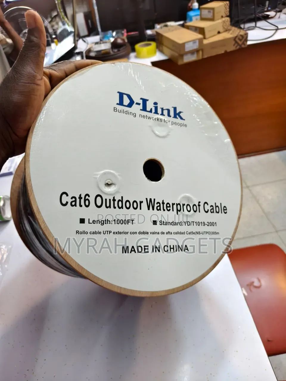 D-link Brand Cat6 Outdoor Waterproof Network Cable Roll