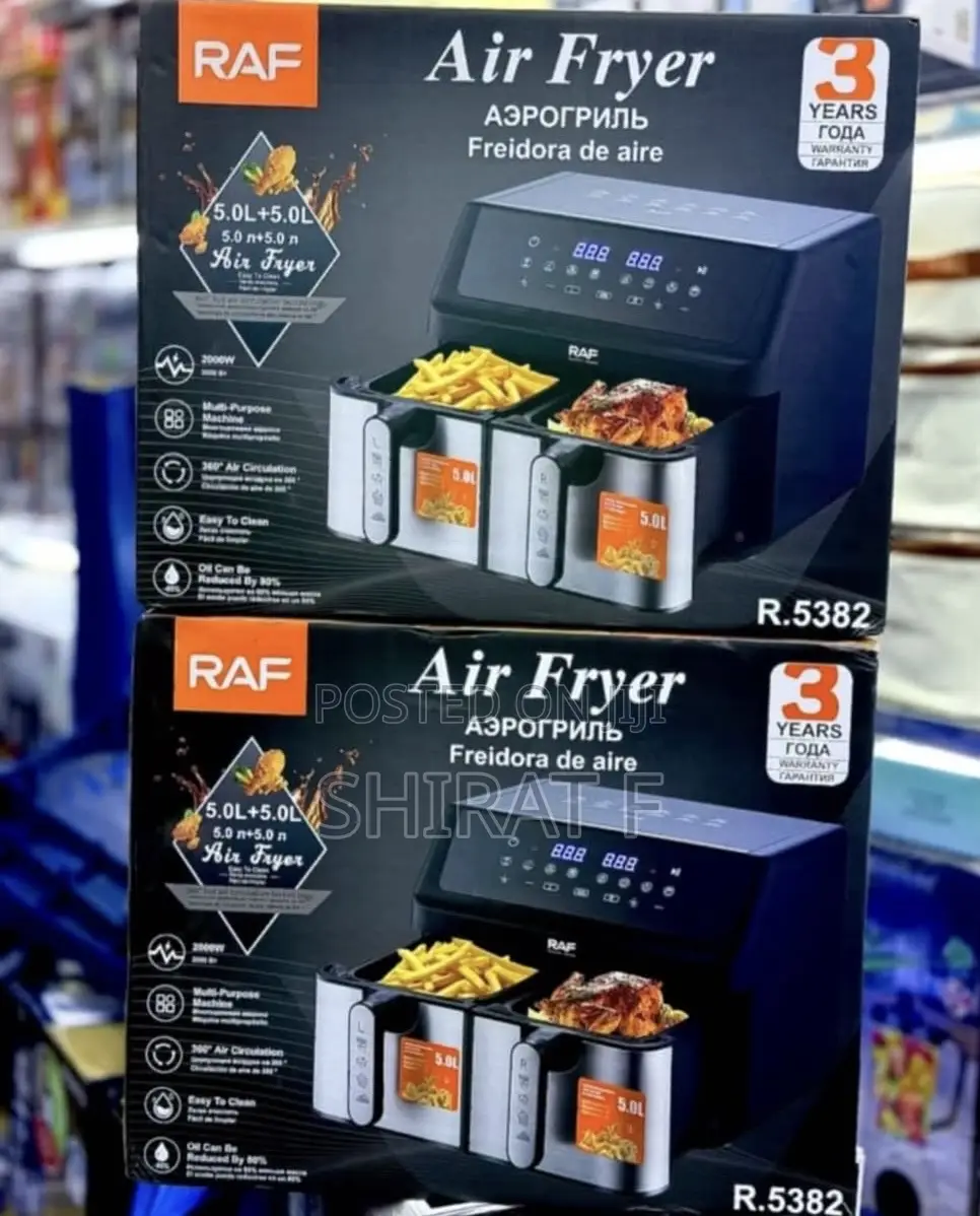 10 Litres Raf Double Air Fryer