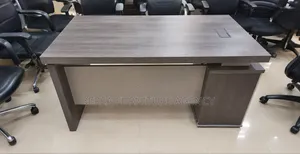 Executive Grey Brown Office Table