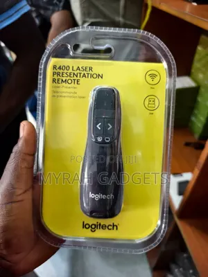 R400 Wireless Presenter With a Red Laser Pointer.
