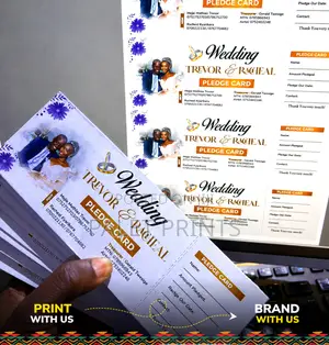 Pledge Cards Printing