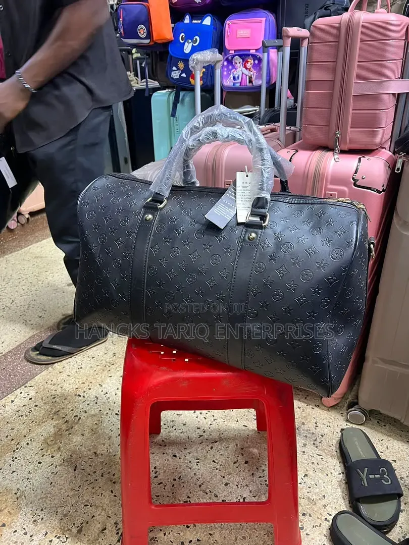 Premium Monogram Travel Duffel Bag