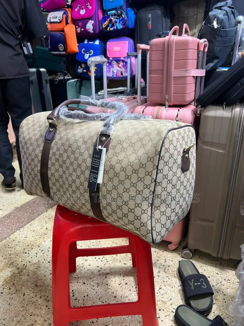 Premium Monogram Travel Duffel Bag