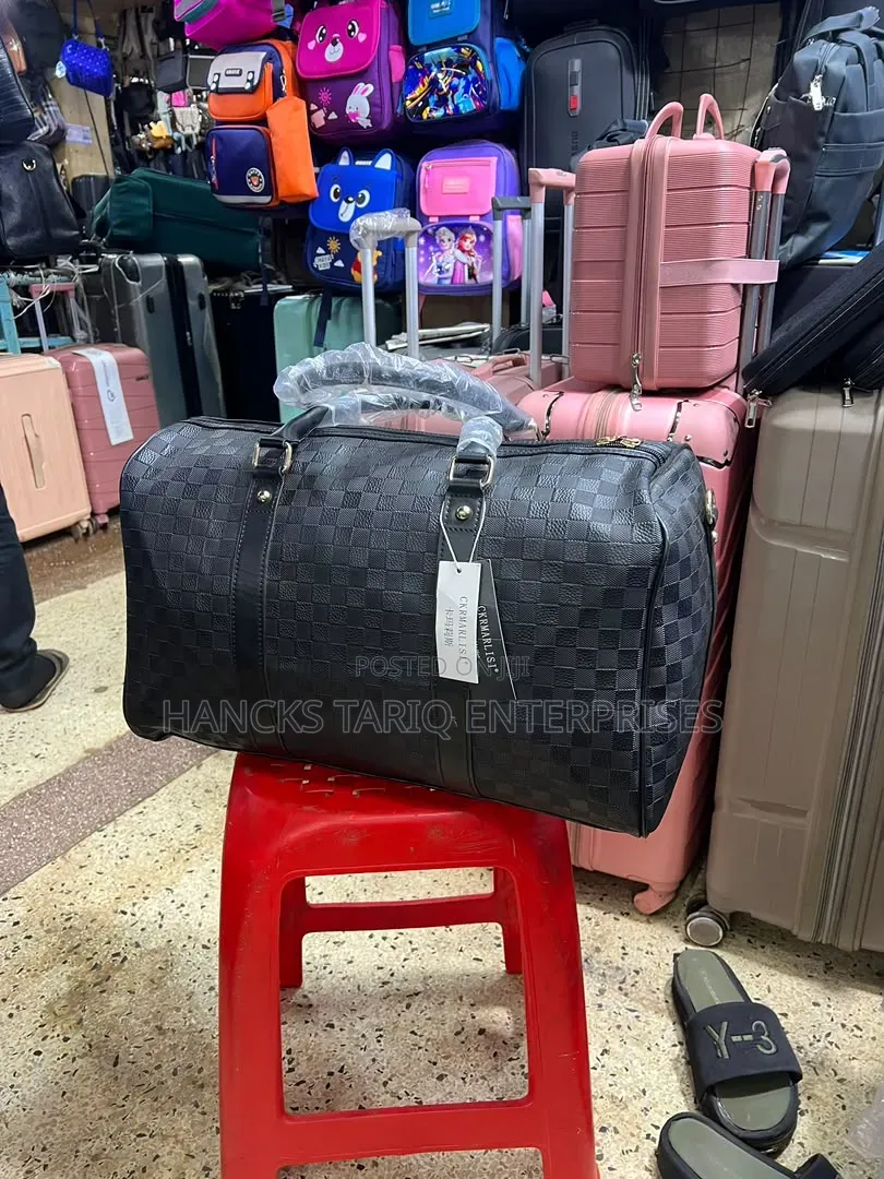 Premium Monogram Travel Duffel Bag