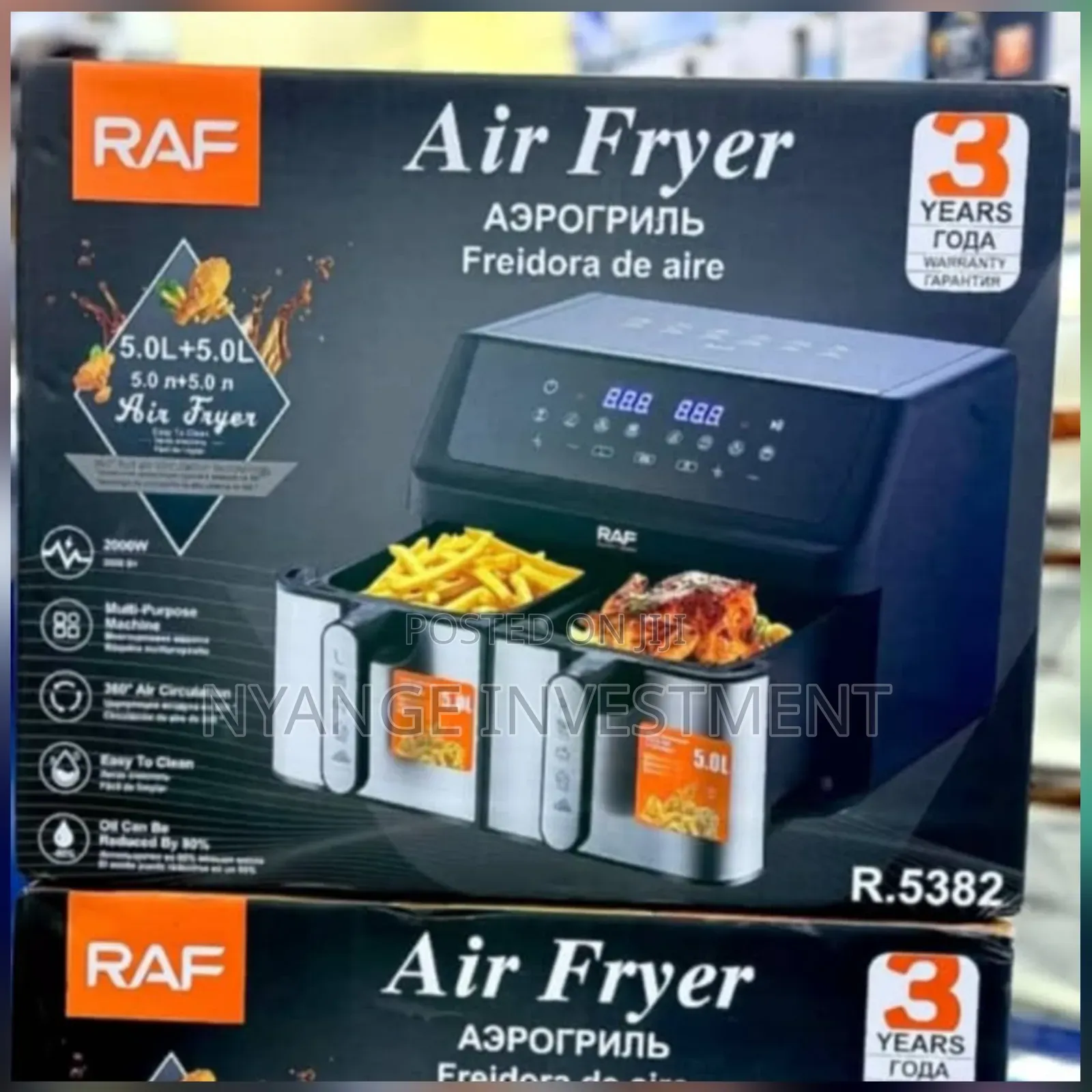 Raf R.5382 Smart Digital Air Fryer