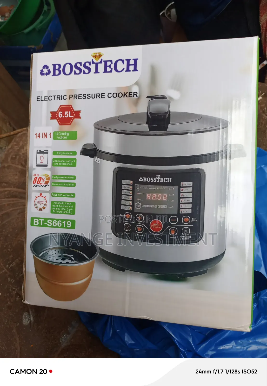 6.5l Bosstech Pressure Cooker. Pressure Cooker