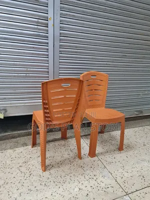 Orange Indoor Matted Plastic Chairs Plastic Chairs