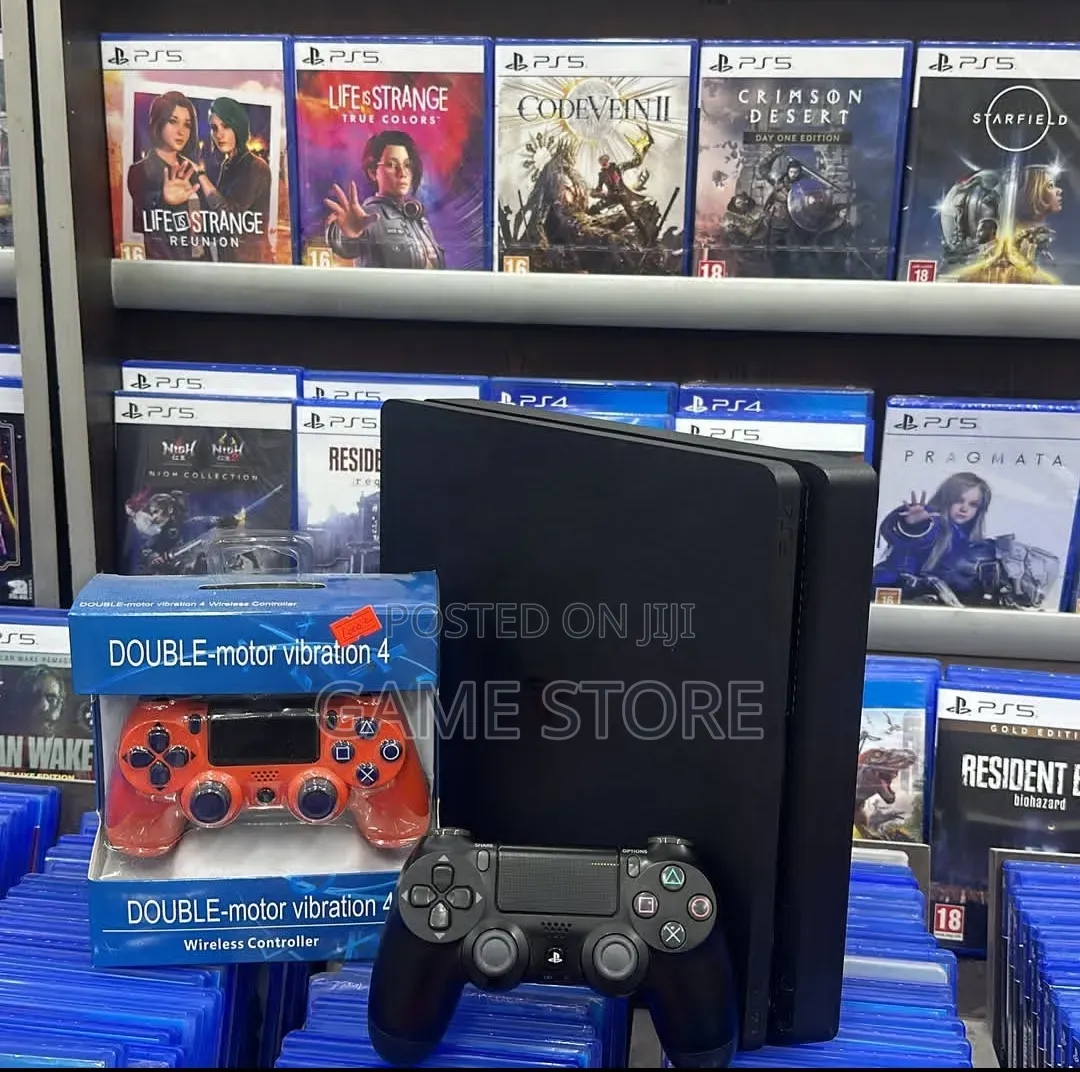 Ps4 Slim Chipped. Playstation 4 With Games
