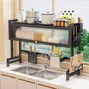 Over-the-sink Dish Drying Rack