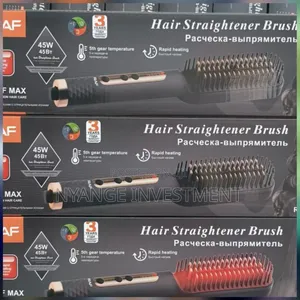 Raf Brand Hair Straightener Brush, With a 45w