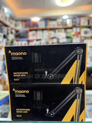 Maono Microphone Boom Arm Heavy Duty Adjustable Metal Suspension Stand