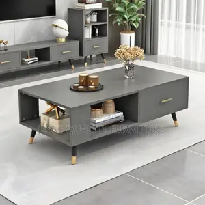 Lavish Simple Gray Center Table