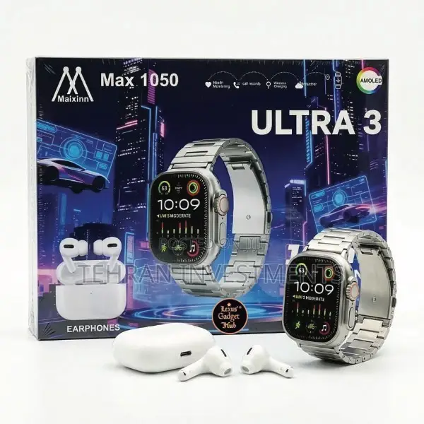 Ultra Smart Watch Combo Pack With Extra Straps