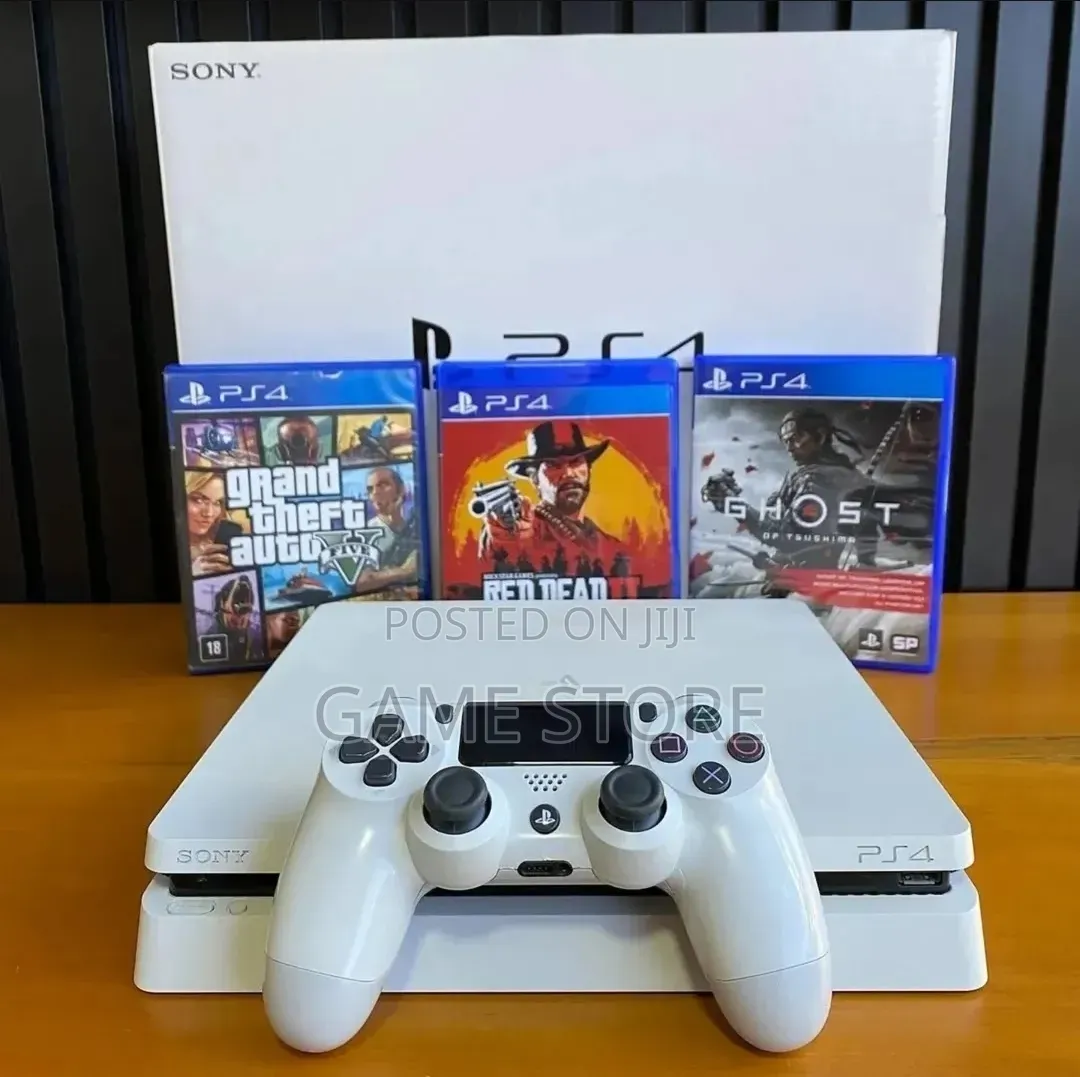 Ps4 Slim Chipped Console With 12 Games