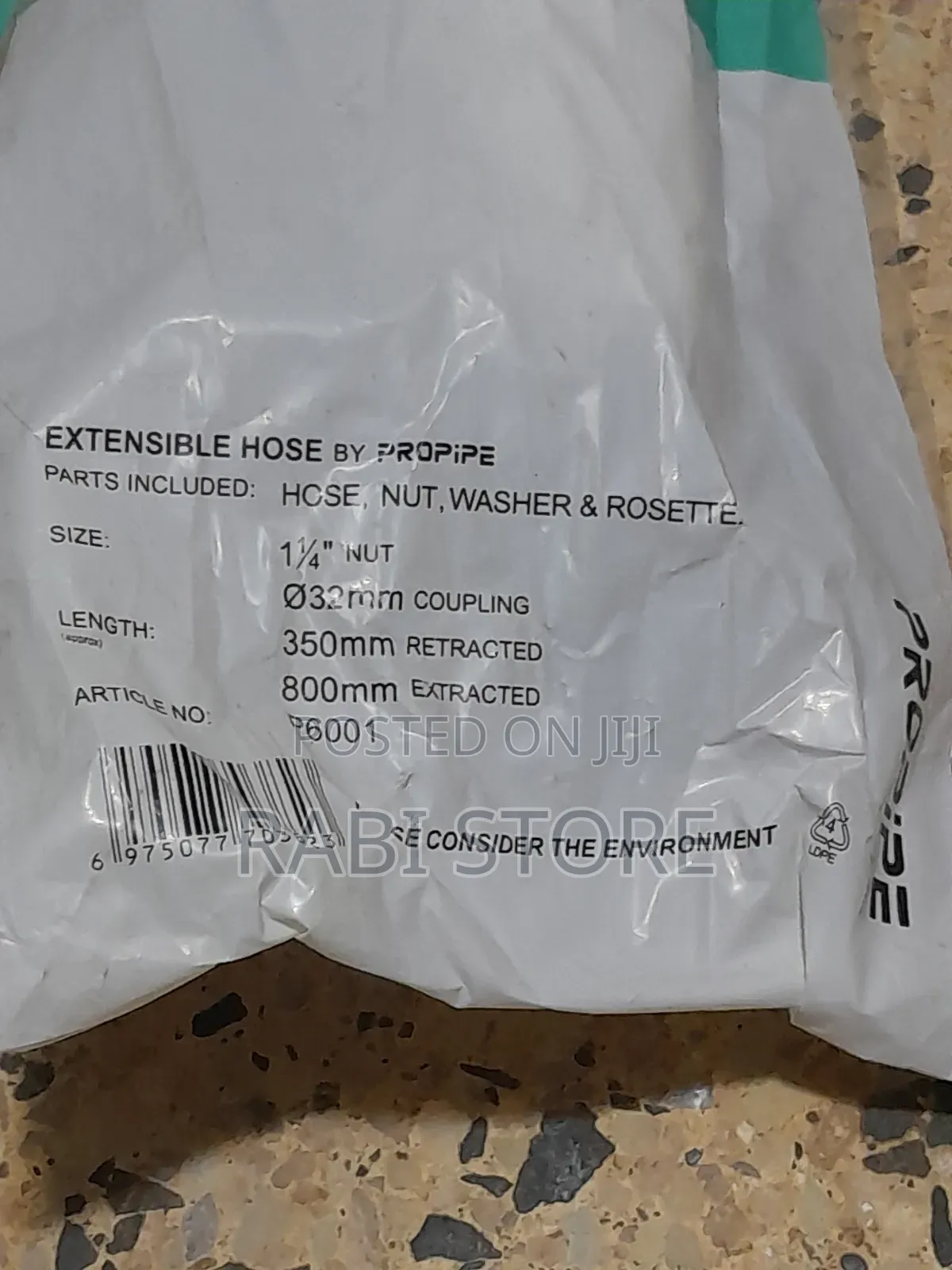 Extensible Hose With Ss Waste Set