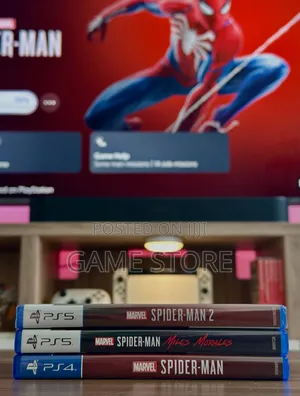 All Spiderman Games for Ps4 and Ps5.