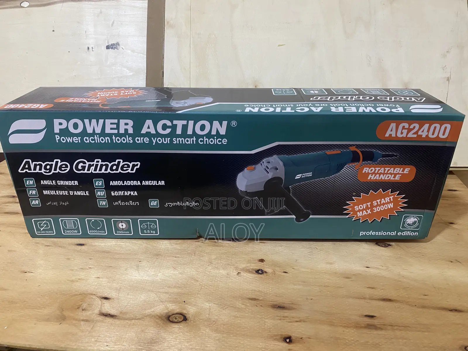 2400watt Power Action Angel Grinder