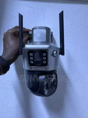Two Lens Outdoor Solar Camera
