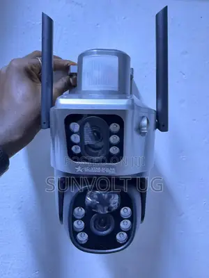 Two Lens Outdoor Solar Camera