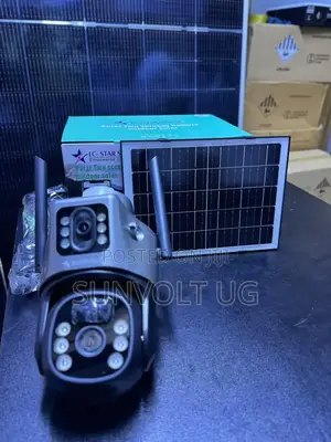 Two Lens Outdoor Solar Camera