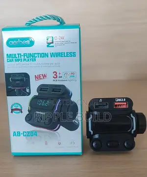 Bluetooth Fm Car Charger Mp3 Player Aerbes Ab-Cz04