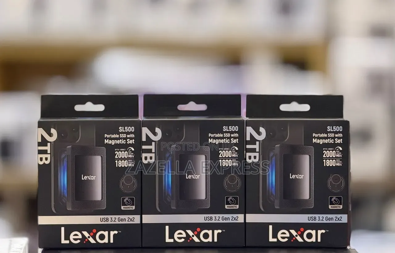 Lexar 2tb Sl500 Portable Ssd, Up To 2000mb/S, Compatible W/Type-c