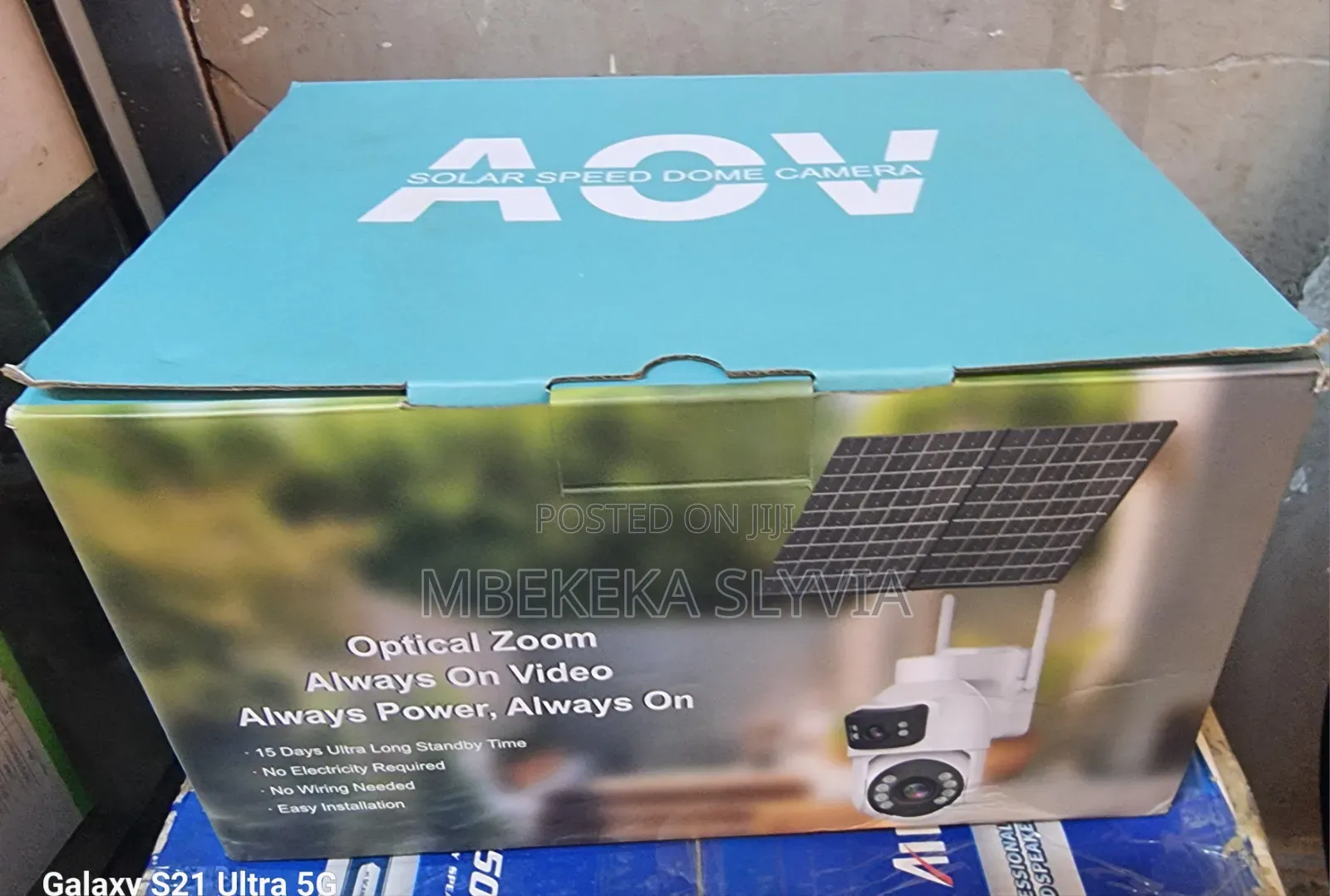 Aov 90×Zoom-Solar Camera 2lens With 2 Panels-Full Hd