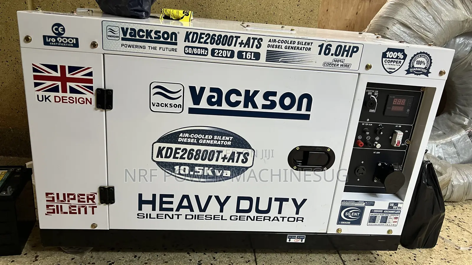 Generator Vackson 10.5kva With Ats