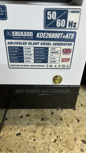 Generator Vackson 10.5kva With Ats