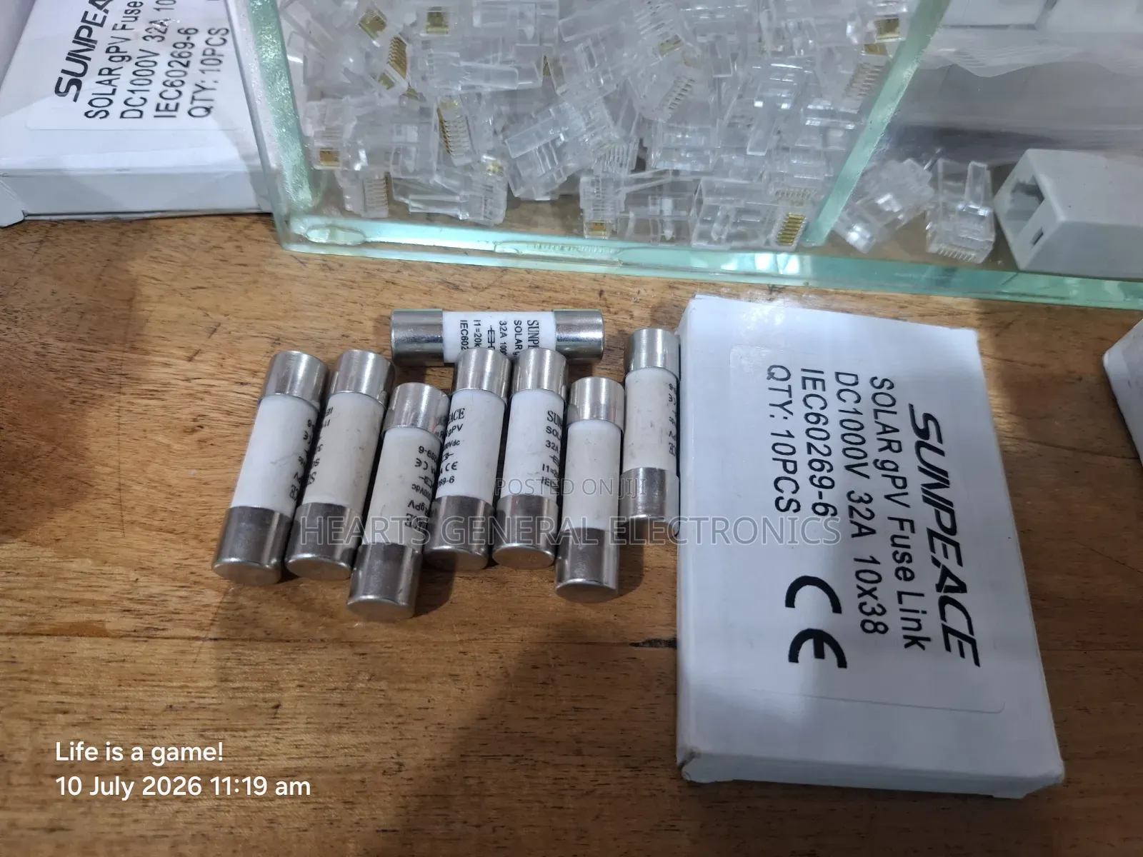 GPV Solar Dc Fuse Links 1000v 32a