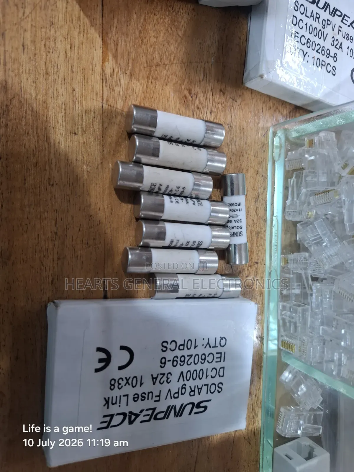 GPV Solar Dc Fuse Links 1000v 32a