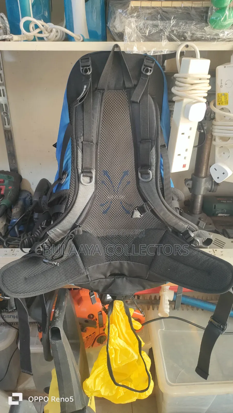 Uk Used Blue and Black Everest Hiking Backpack.