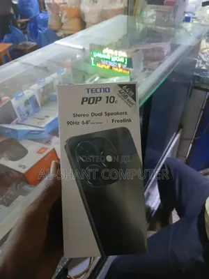 New Tecno Pop 10C 64 GB Black