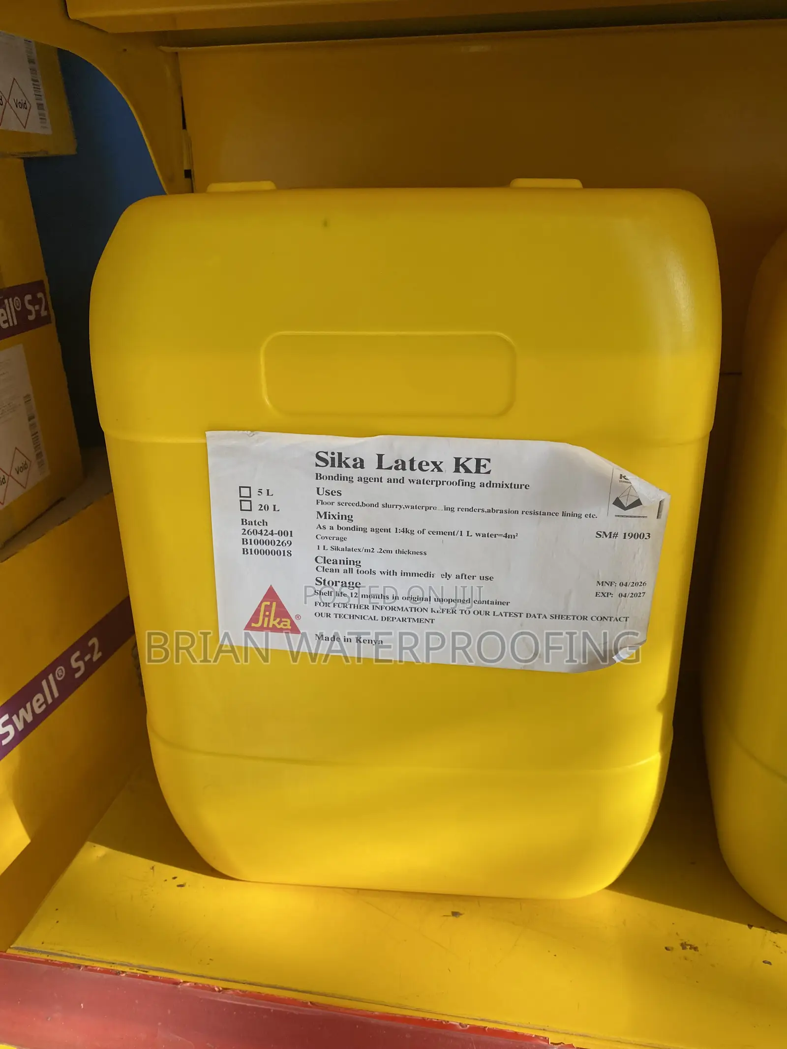 Sika Latex 20 Liters