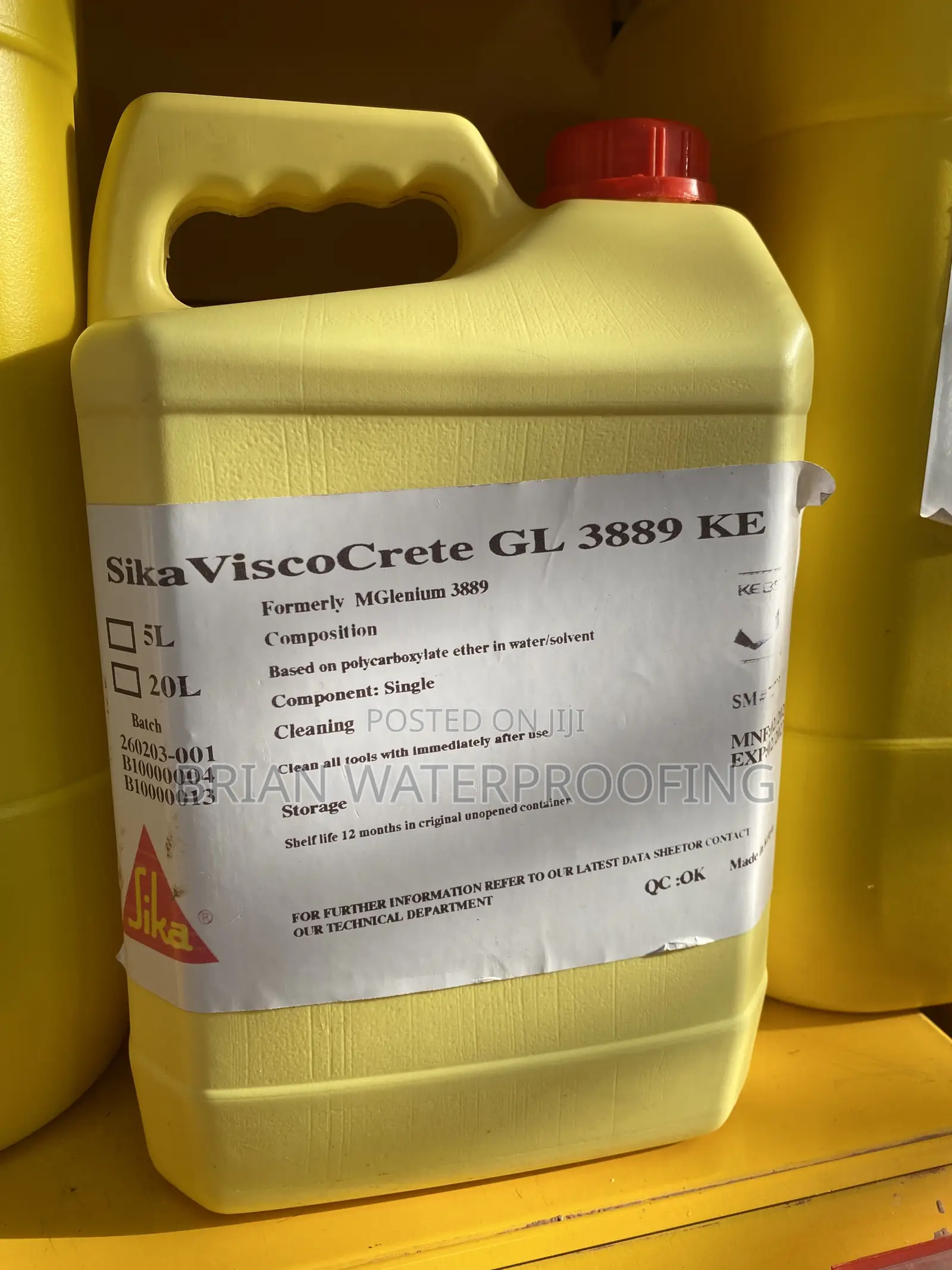 Sika Viscocrete Gl 3889. 5liters