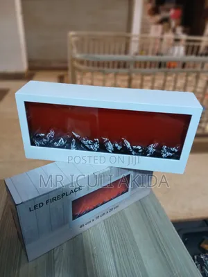 45cm Decorative Electric Led Fireplace WTH Fire Flame Simulation Efect